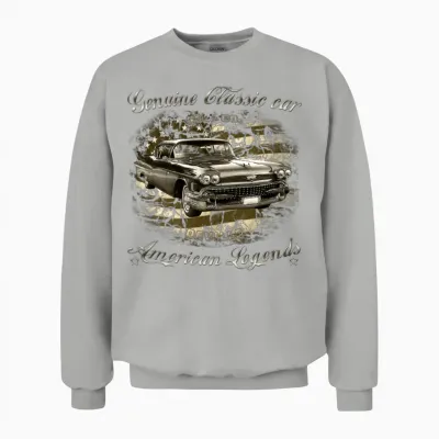 50-Ties Deville Cadillac Unisex Sweatshirt - Ash