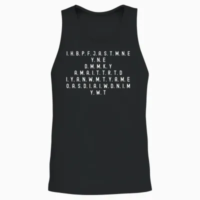 I Have Brought Peace Freedom Justice and Security Unisex Tank Top - Black
