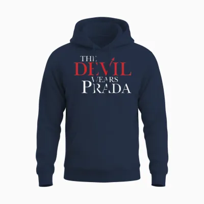 Devil Wears Prada Logo Unisex Hoodie - Navy