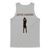 Active Shooter Basketball Unisex Tank Top - Ash – 1