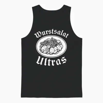Sausage Salat Ultras X Sausage Salad Meat Sausage Oktoberfest Unisex Tank Top - Black