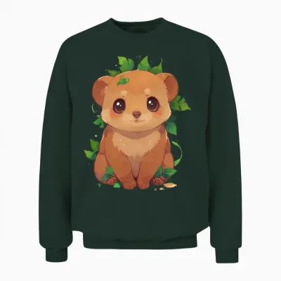 Cute Kinkajou - Cute Animals Unisex Sweatshirt - Forest