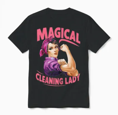 Humeur De Fée Du Ménage Magique Unisex T-Shirt - Black
