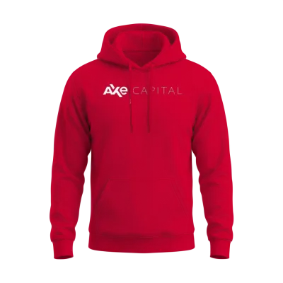 Billions Axe Capital Horizontal Logo Unisex Hoodie - Red