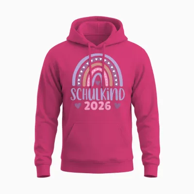 Kinder Schule Erstklässler Einschulung - Endlich Schulkind 2026 Unisex Hoodie - Heliconia