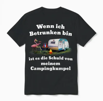 Wenn Ich Betrunken Bin Ist Es Die Schuld Von Meinem Unisex T-Shirt - Black