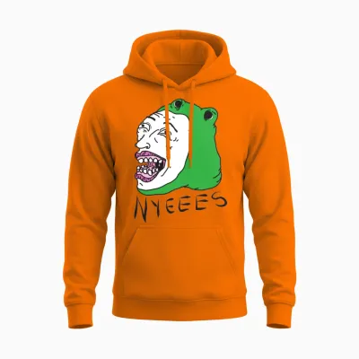 Filthy Frank Show Nyeees Unisex Hoodie - Safety Orange
