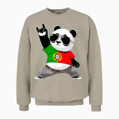 Drapeau Portugais Hommes Femmes Enfants Portugal Unisex Sweatshirt - Sand