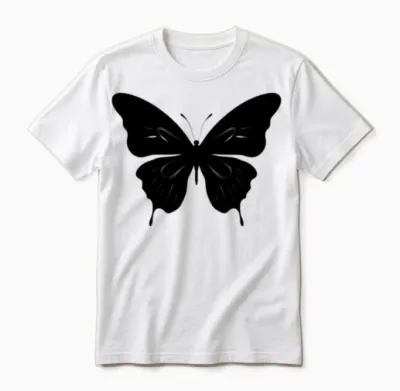 Butterfly Unisex T-Shirt - White