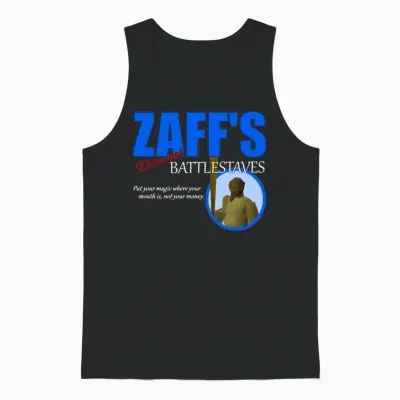 Zaff's Discount Battlestaves Unisex Tank Top - Black