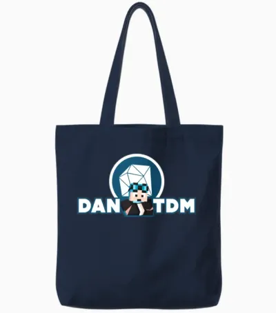 Dantdm Tote Bags - Navy