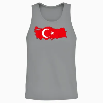 Türkei Flagge Türk Bayragi Herren Türkei Kinder Türkiye Unisex Tank Top - Sport Grey