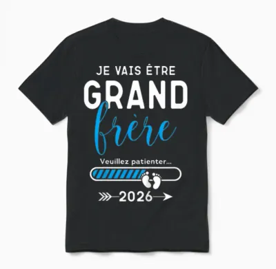 Child Future Big Brother 2026, I Will Be Big Brother Unisex T-Shirt - Black