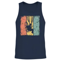 Paramotor Retro Unisex Tank Top - Navy – 2