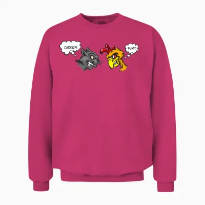 The Chicken and the Pussy Unisex Sweatshirt - Heliconia