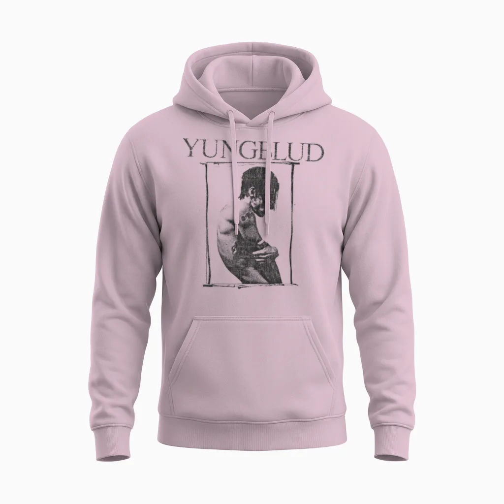 Official Yungblud Idols Case Unisex Hoodie in Light Pink