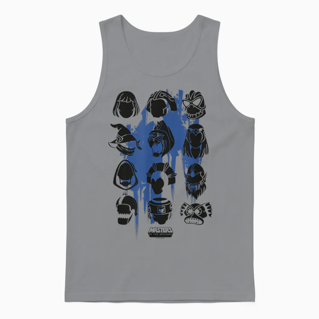 Masters of the Universe Silhouetten Unisex Tank Top in Sport Grey