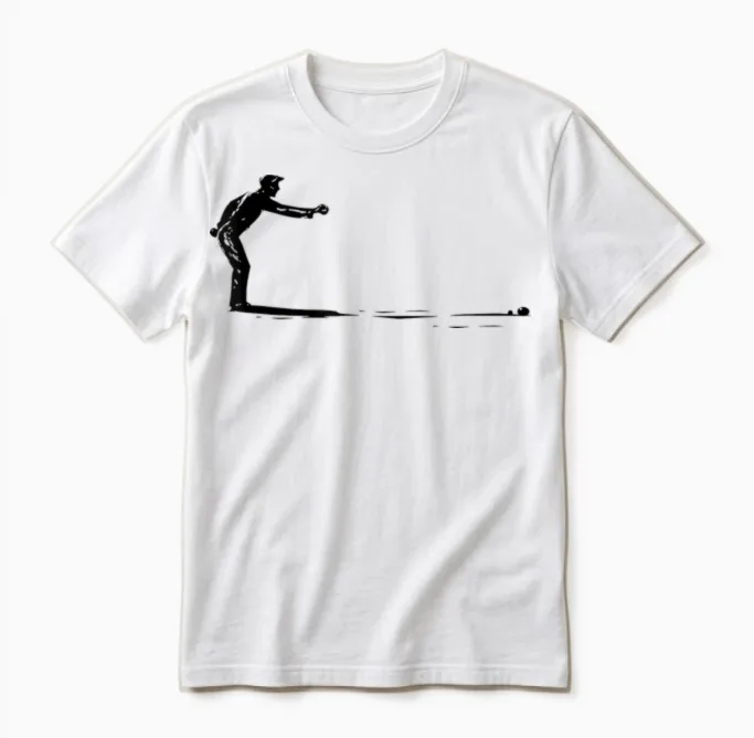 Petanque Unisex T-Shirt in White