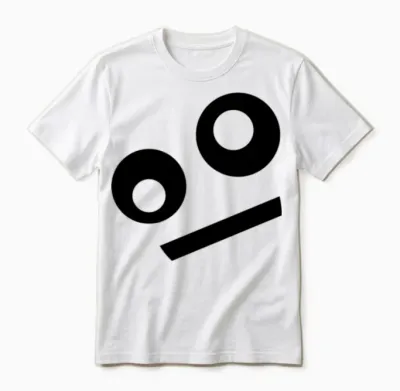Funny Face Unisex T-Shirt - White