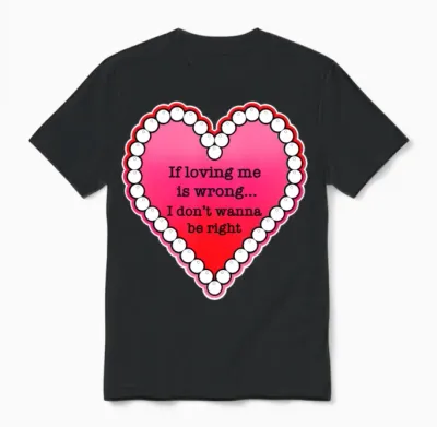 Funny Self Love Quote Unisex T-Shirt - Black