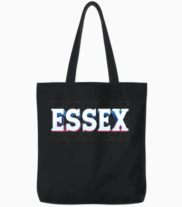 Retro - Essex Tote Bags in Black