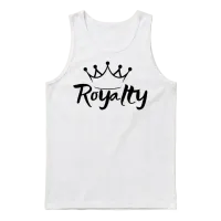 Royalty Family Unisex Tank Top - White – 1
