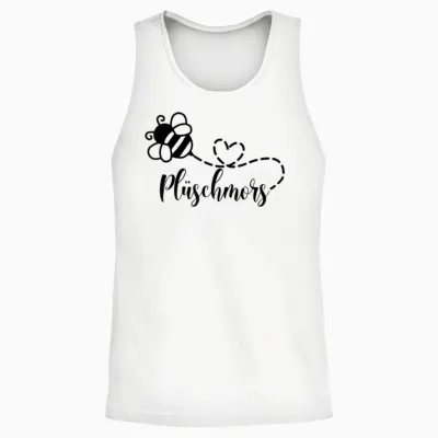 Plüschmors Hummel Ostfriesisch Nordsee Ostfriesland Unisex Tank Top - White