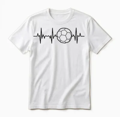 Ballon De Handball Ecg Heartline Joueur De Handball équipe Unisex T-Shirt - White