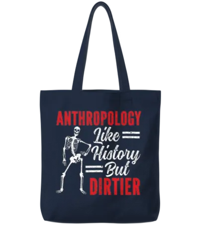 Anthropology Like History but Dirtier Tote Bags - Navy