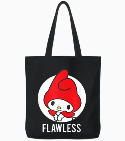 My Melody Flawless Tote Bags - Black