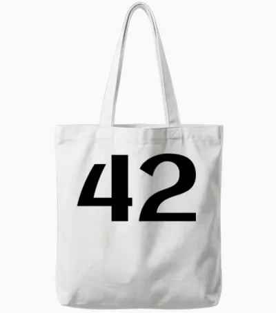 42: the Answer Tote Bags - White