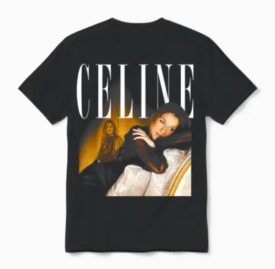 Photo Hommage Officiel Celine Dion Unisex T-Shirt - Black