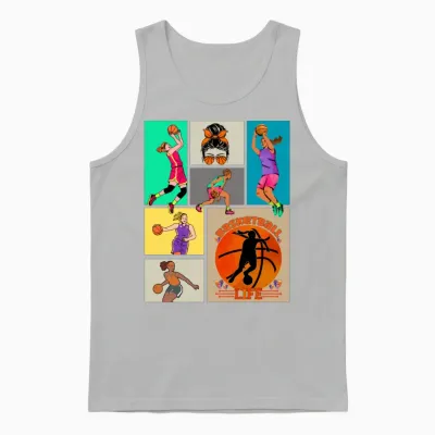 Women's Basketball - Girls Sport Lovers Unisex Tank Top - Ash