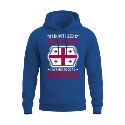 Georgia Therapy Vacation Tbilisi Gift Unisex Hoodie - Royal