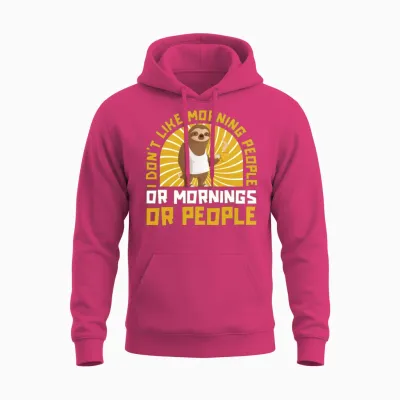 Sloth Funny Unisex Hoodie - Heliconia