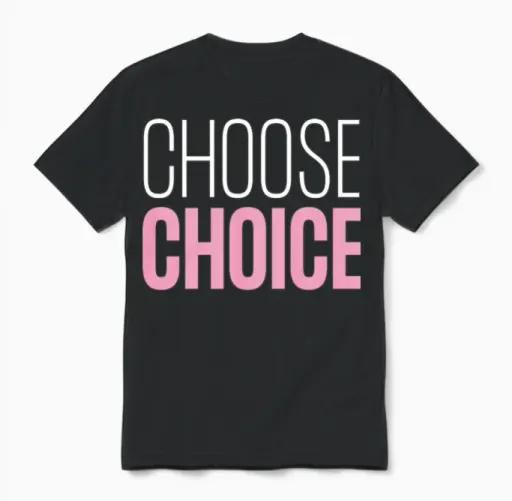 Choose Choice Retro Unisex T-Shirt in Black