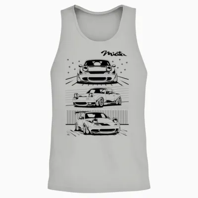 Mazda Miata Unisex Tank Top - Ash