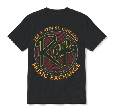 Ray’s Music Exchange Unisex T-Shirt - Black
