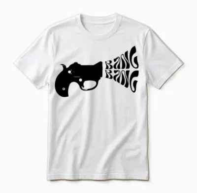 Bang Bang Unisex T-Shirt - White
