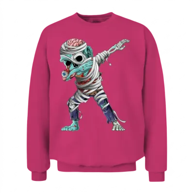 Dabbing Mummy Zombie Halloween Costume Zombie Dab Unisex Sweatshirt - Heliconia