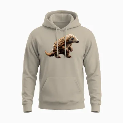 Pangolin Pangolin Pinecone Love Sweet Pangoline Unisex Hoodie - Sand