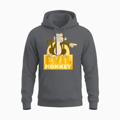 Family Guy Böser Affe Unisex Hoodie - Charcoal