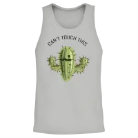 Cactus Funny Saying — Memes & Humor Unisex Tank Top - Ash – 2