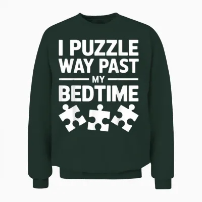 Puzzler Puzzles Puzzle Drôle Unisex Sweatshirt - Forest