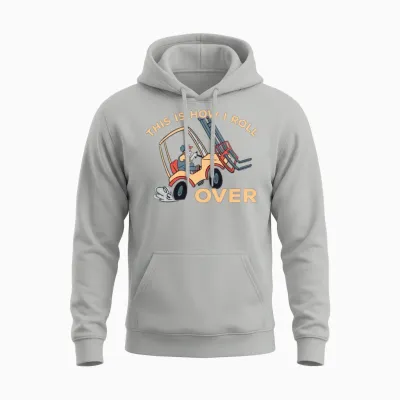 Warehouse Worker Forklift Operator Unisex Hoodie - Ash