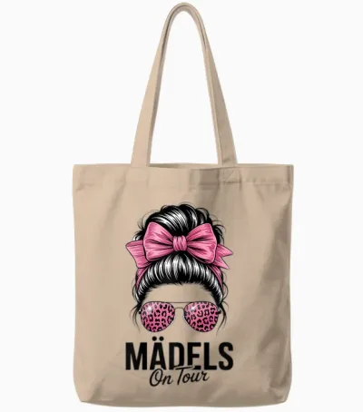 Girls on Tour Girls' Excursion Holiday Mallorca Tote Bags - Natural