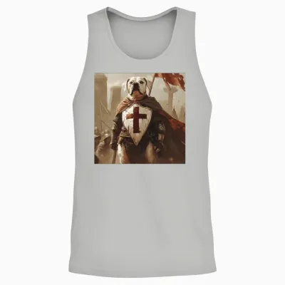 Dog Unisex Tank Top - Ash