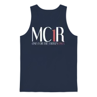 Mc1r Only for the Chosen Ones Funny Redhead Unisex Tank Top - Navy – 1