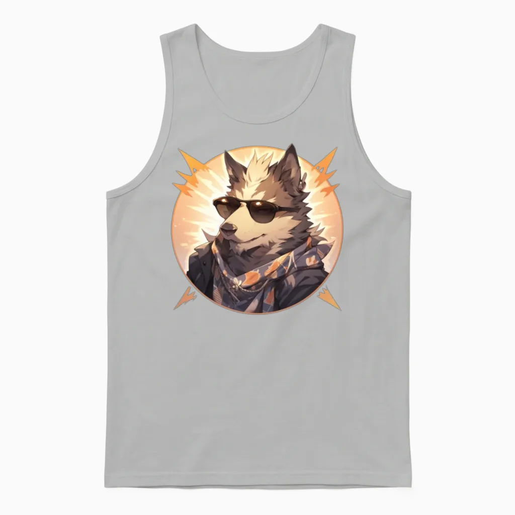 Dogs Pet Dog Owner Dog Lover Animal Unisex Tank Top in Ash