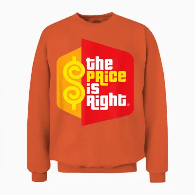 Price Is Right Logo Unisex Sweatshirt - Orange